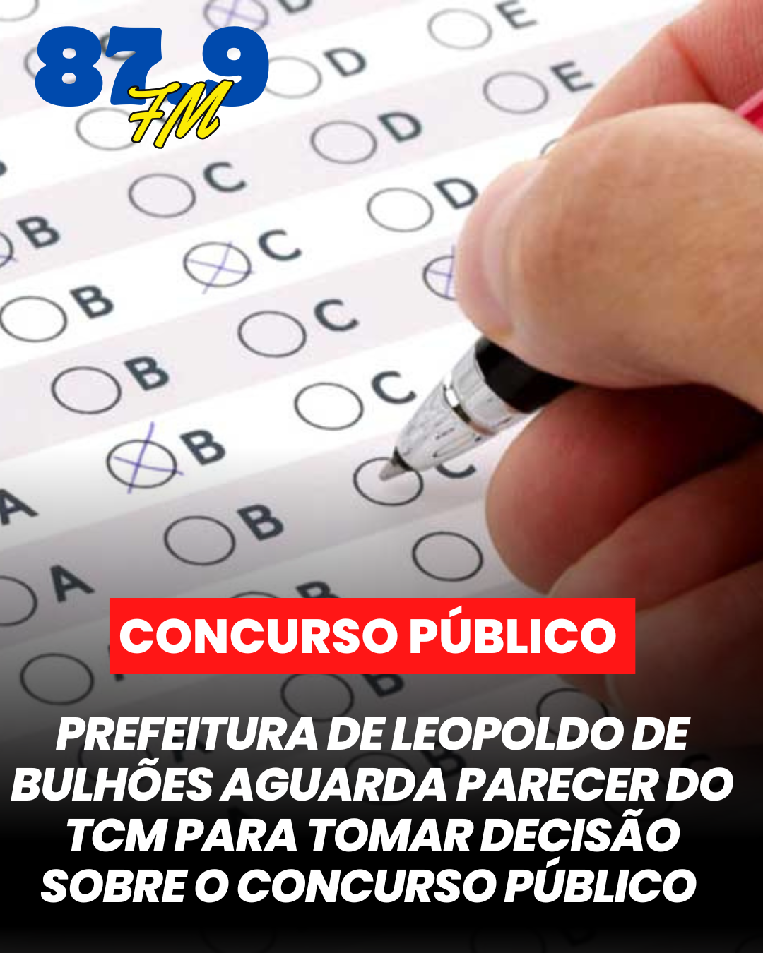 ​PREFEITURA DE LEOPOLDO DE BULHÕES AGUARDA PARECER DO TRIBUNAL DE CONTAS PARA TOMAR DECISÃO SOBRE O CONCURSO PÚBLICO