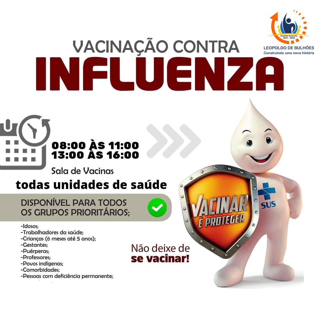 VACINAÇÃO CONTRA INFLUENZA