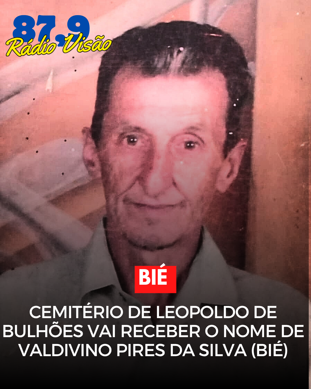 ​CEMITÉRIO DE LEOPOLDO DE BULHÕES VAI RECEBER O NOME DE VALDIVINO PIRES DA SILVA O "BIÉ"
