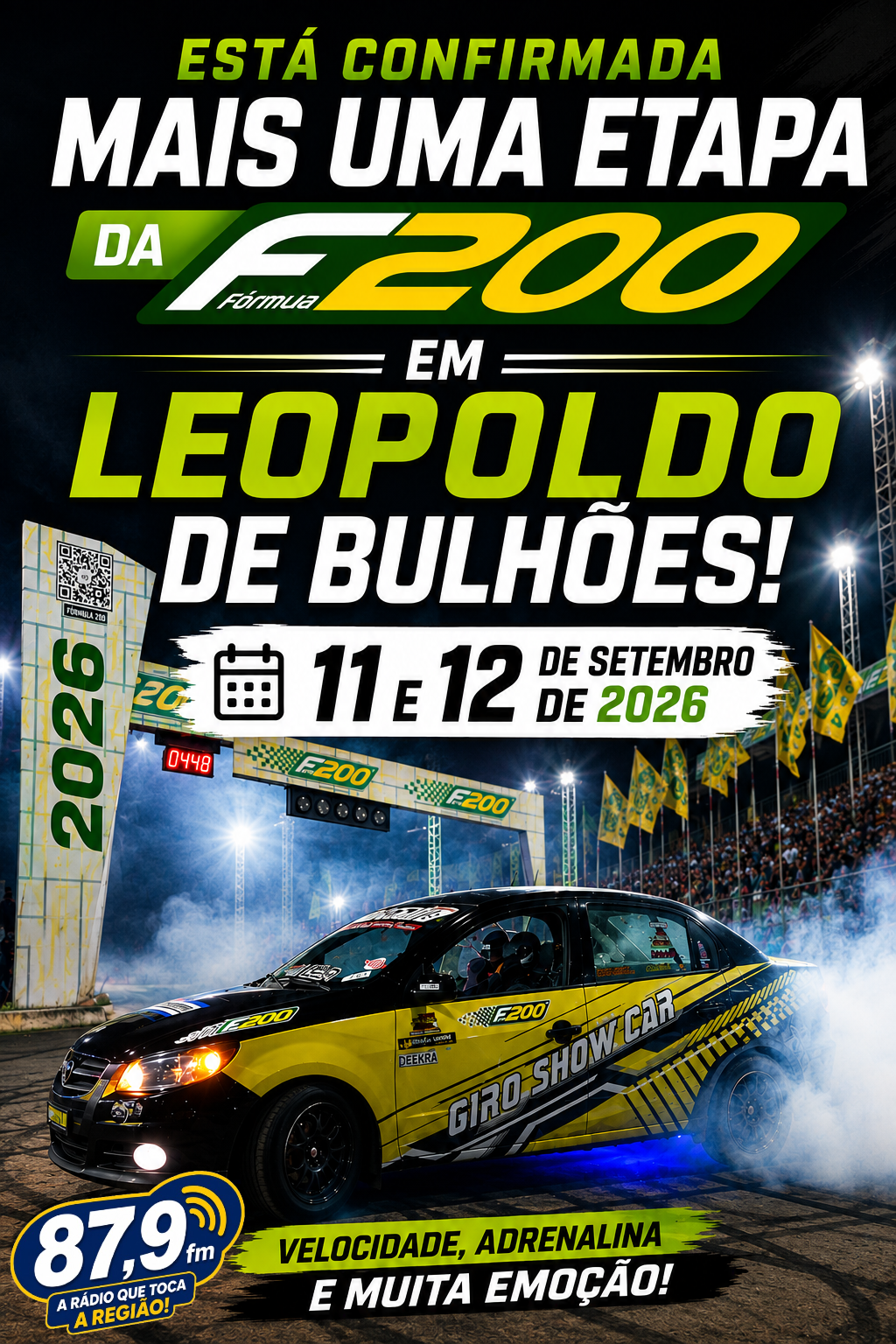 ​CONFIRMADA MAIS UMA ETAPA DA FORMULA 200 EM LEOPOLDO DE BULHÕES
