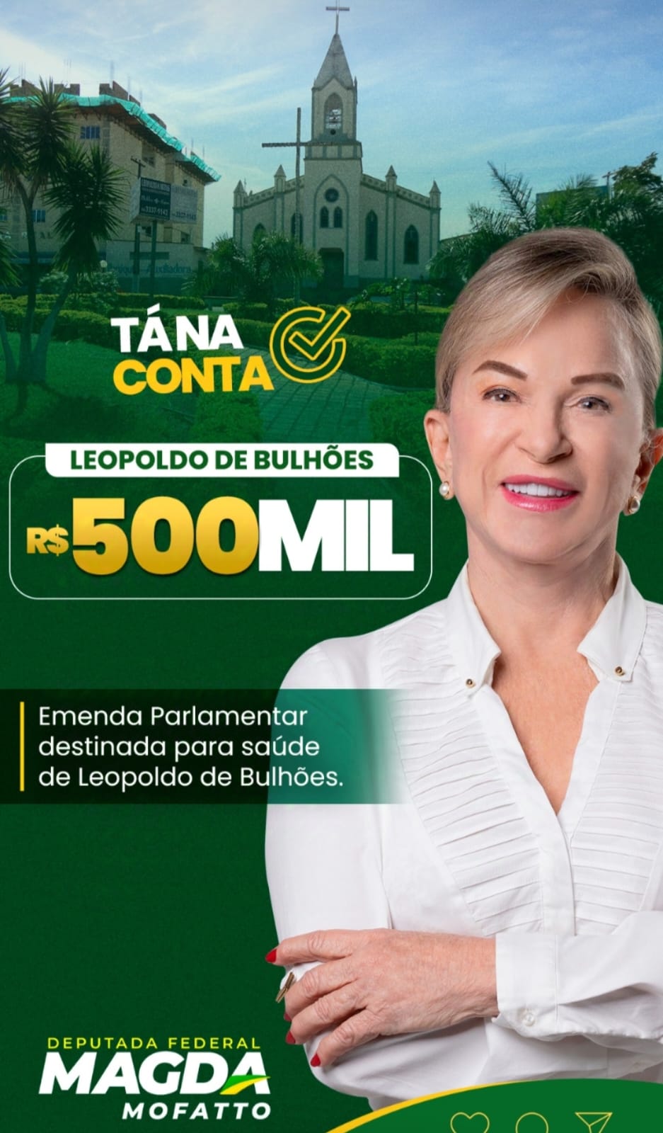 ​LEOPOLDO DE BULHÕES RECEBE VERBA PARA A SAÚDE