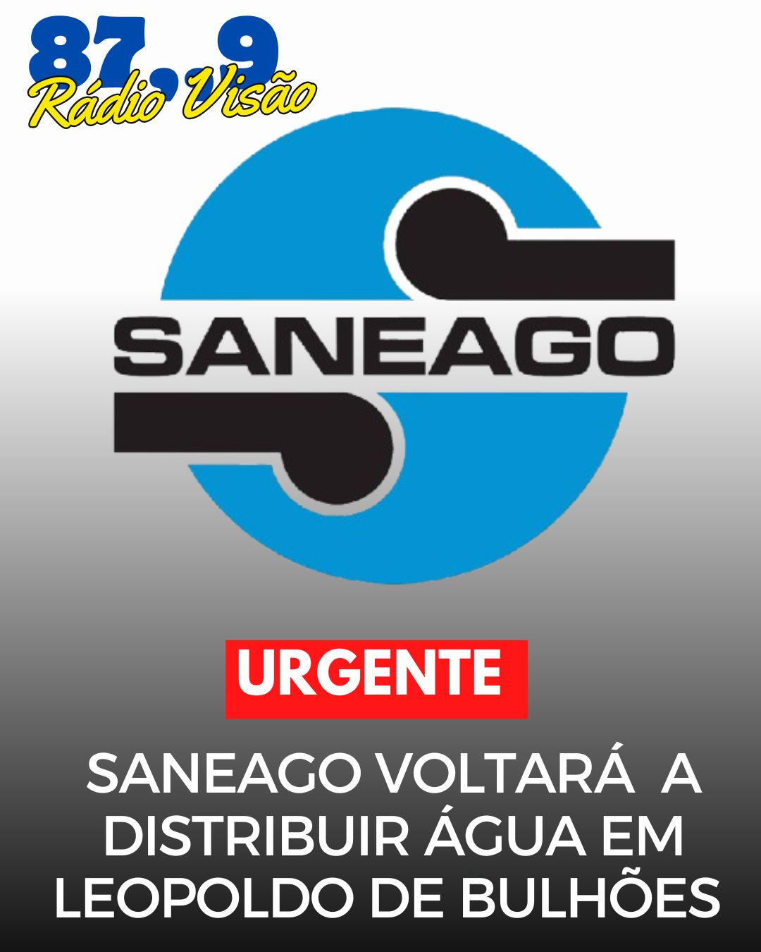 JUSTIÇA DETERMINOU QUE A PREFEITURA DE LEOPOLDO DE BULHÕES RETOME A DISTRIBUIÇÃO DE ÁGUA.