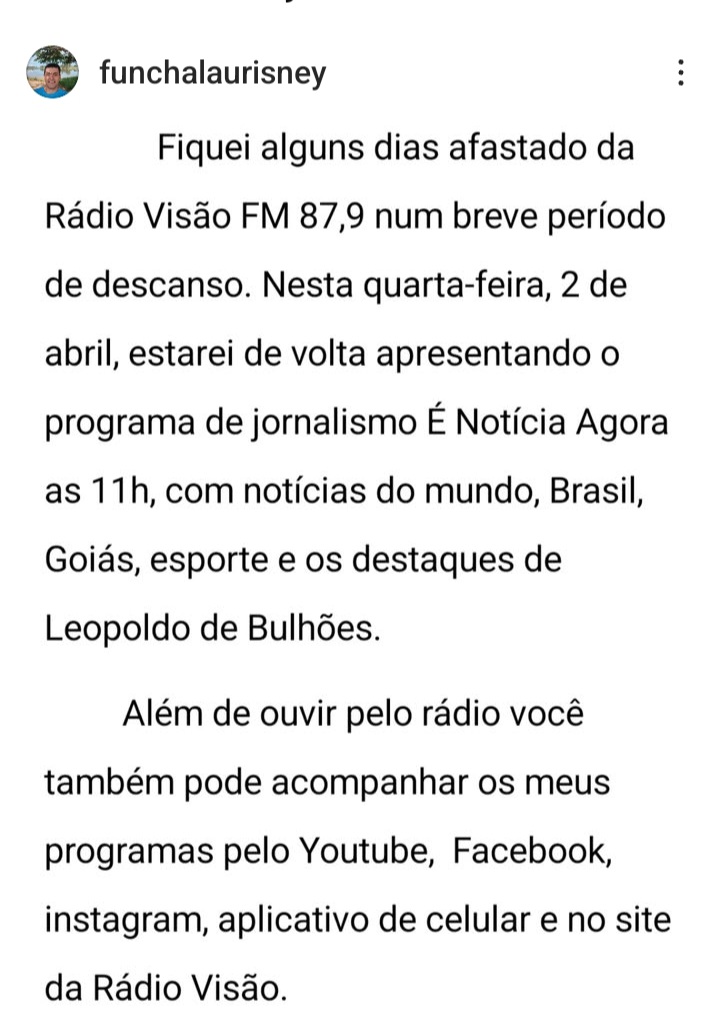 PROGRAMA É NOTÍCIA AGORA