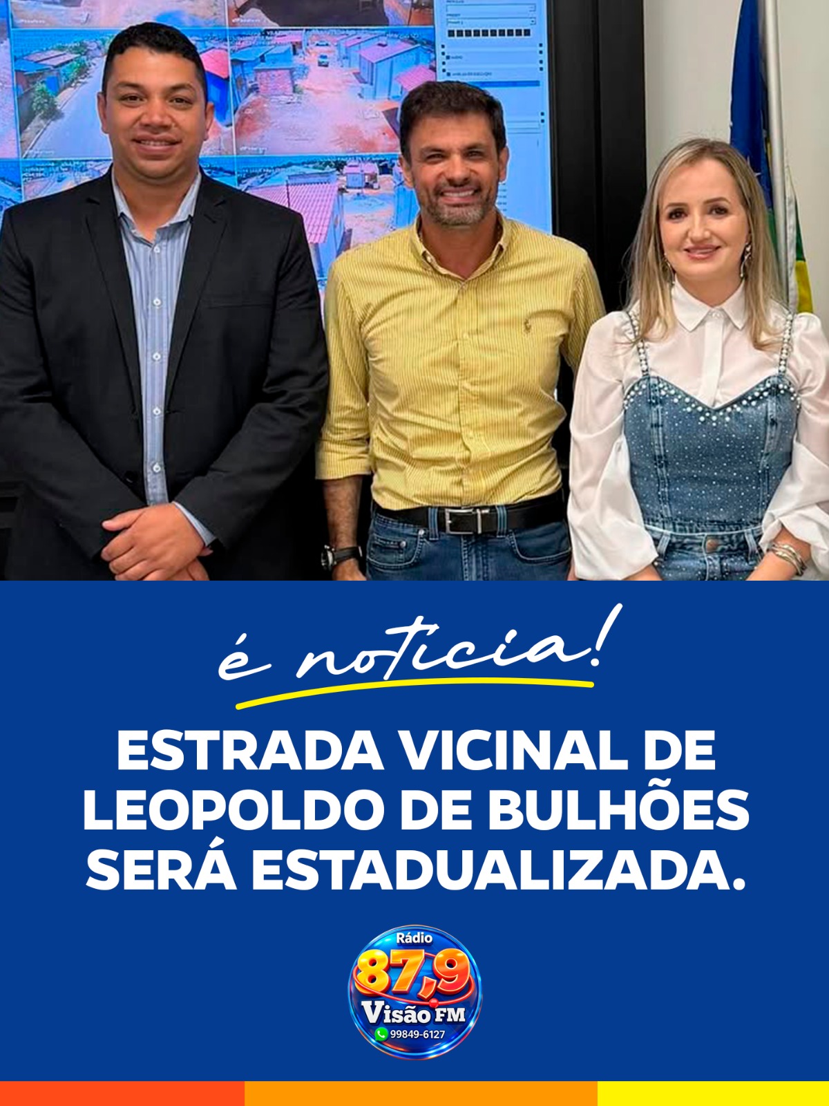 ​ESTRADA QUE LIGA BONFINOPOLIS A ANAPOLIS PASSANDO PELO DISTRITO DO TREVO DO JOSÉ ROSÁRIO SERÁ ESTADUALIZADA