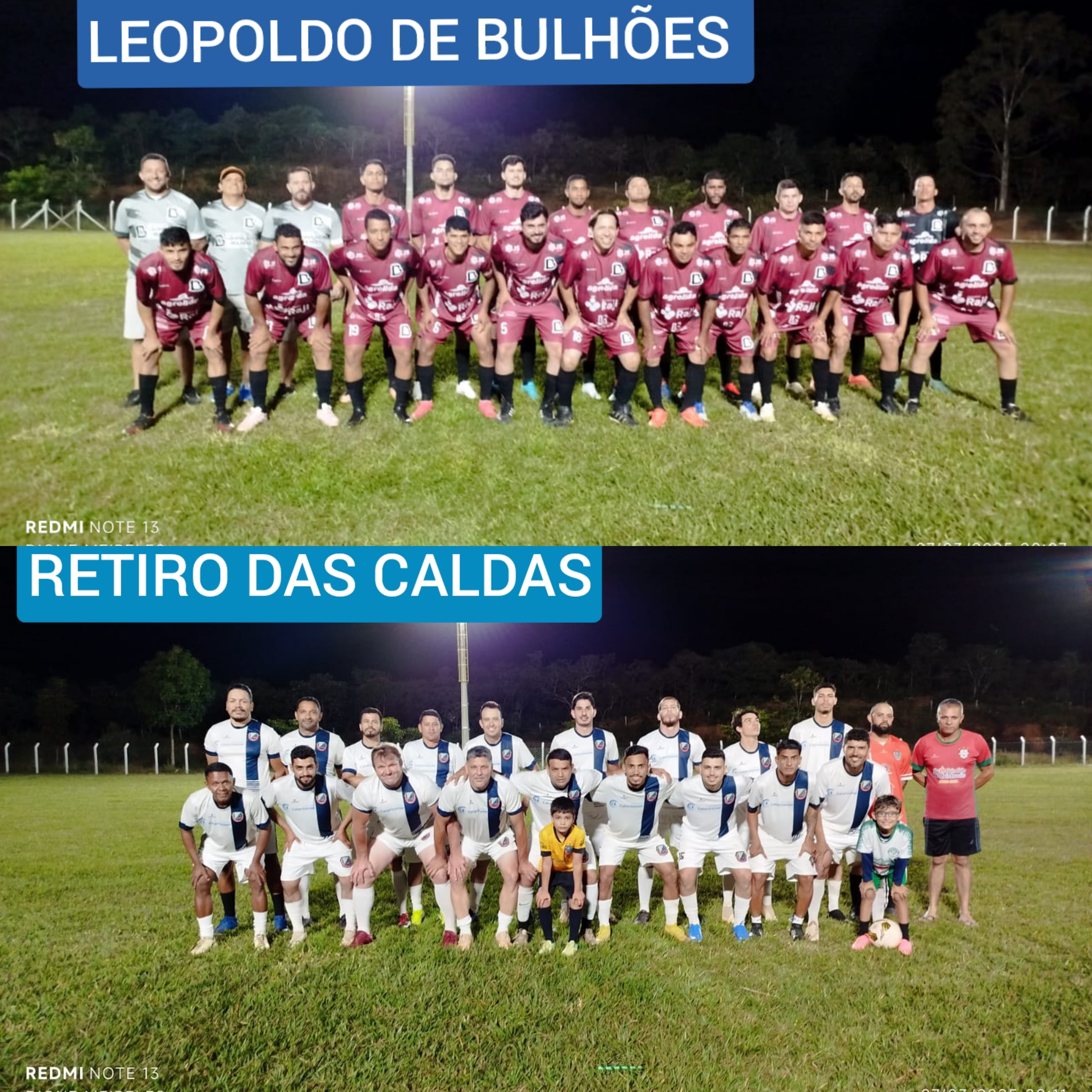 ​SELEÇÃO DE LEOPOLDO DE BULHÕES DISPUTA AMISTOSO.