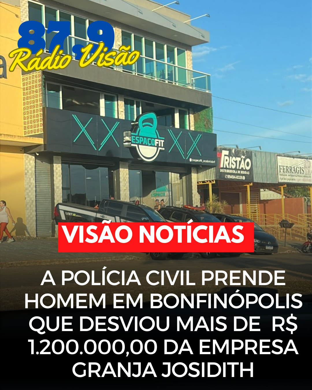​PRESO POR DESVIAR MAIS DE 1 MILHÃO DE REAIS!