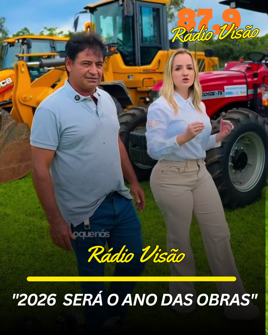 ​"2026 SERÁ O ANO DAS OBRAS"