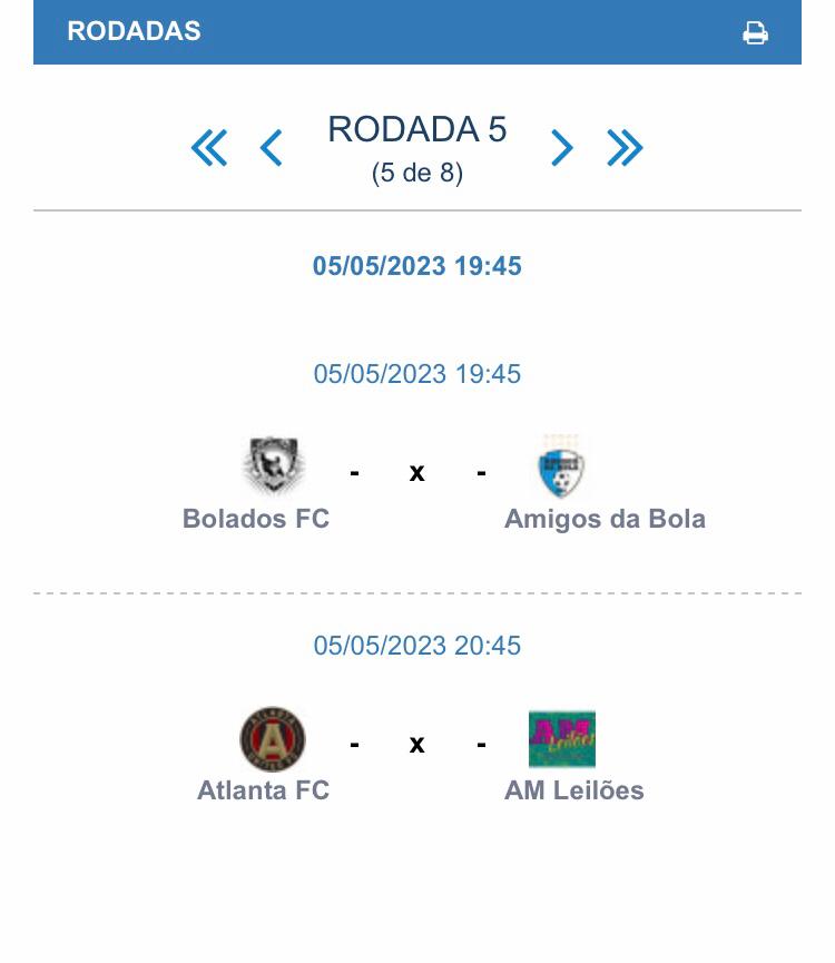 HOJE TEM MAIS UMA RODADS DO CAMPEONATO SOCIETY SINTÉTICO