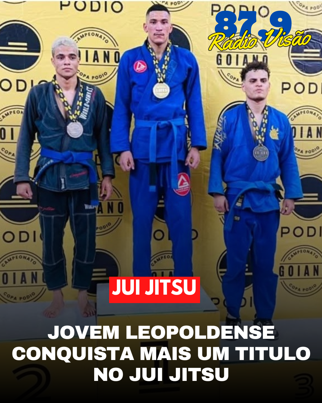 ​JOVEM LEOPOLDENSE CONQUISTA MAIS UM TÍTULO NO JUI JITSU
