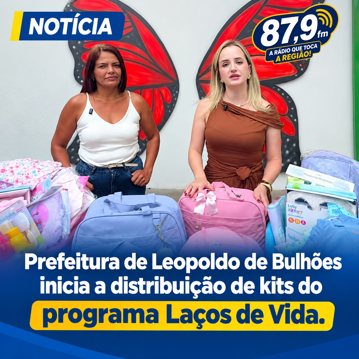 ​PREFEITURA DE LEOPOLDO DE BULHÕES INICIA A DISTRIBUIÇÃO DE KITS DO PROGRAMA LAÇOS DE VIDA
