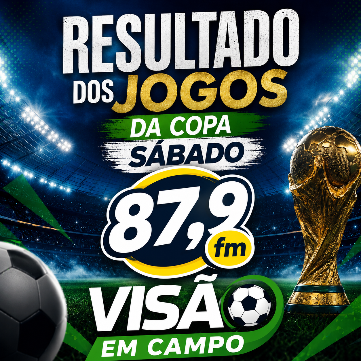 ​Resultados da copa no sábado (20/06)