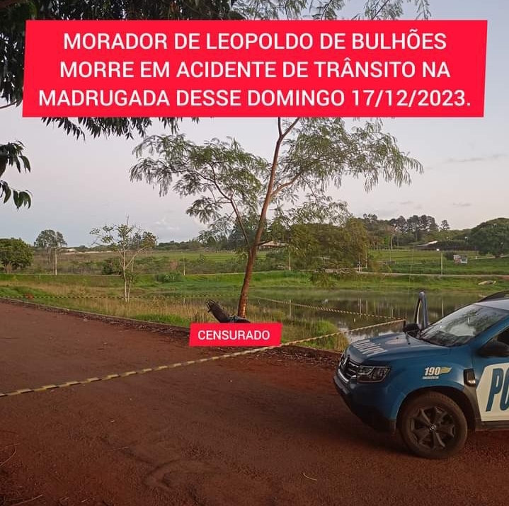 ACIDENTE COM VITIMA FATAL NA MADRUGADA DESSE DOMINGO
