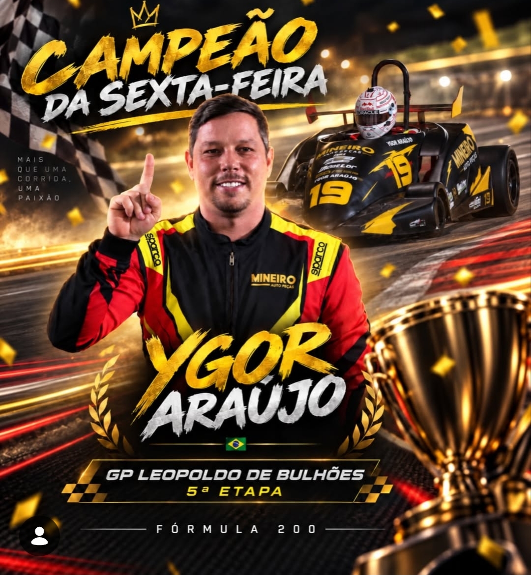 ​LÍDER DA FORMULA 200 TERMINOU EM SEGUNDO LUGAR NO PRIMEIRO DIA DE PROVAS NA ETAPA DE LEOPOLDO DE BULHÕES