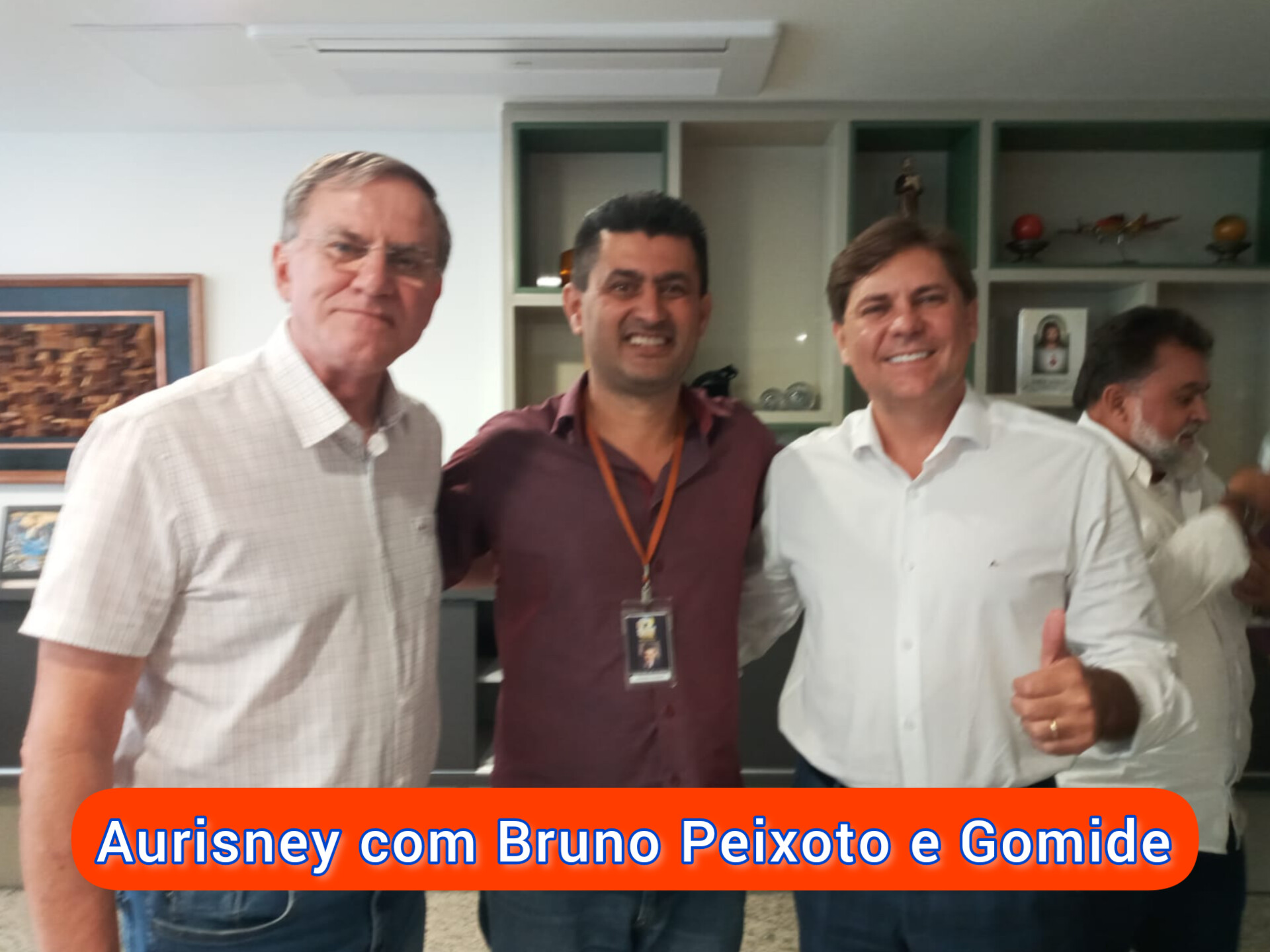 ​REPRESENTANTE DA RÁDIO VISÃO PARTICIPA DE REUNIÃO COM DIRETORIA DA ASSEMBLEIA LEGISLATIVA DE GOIÁS